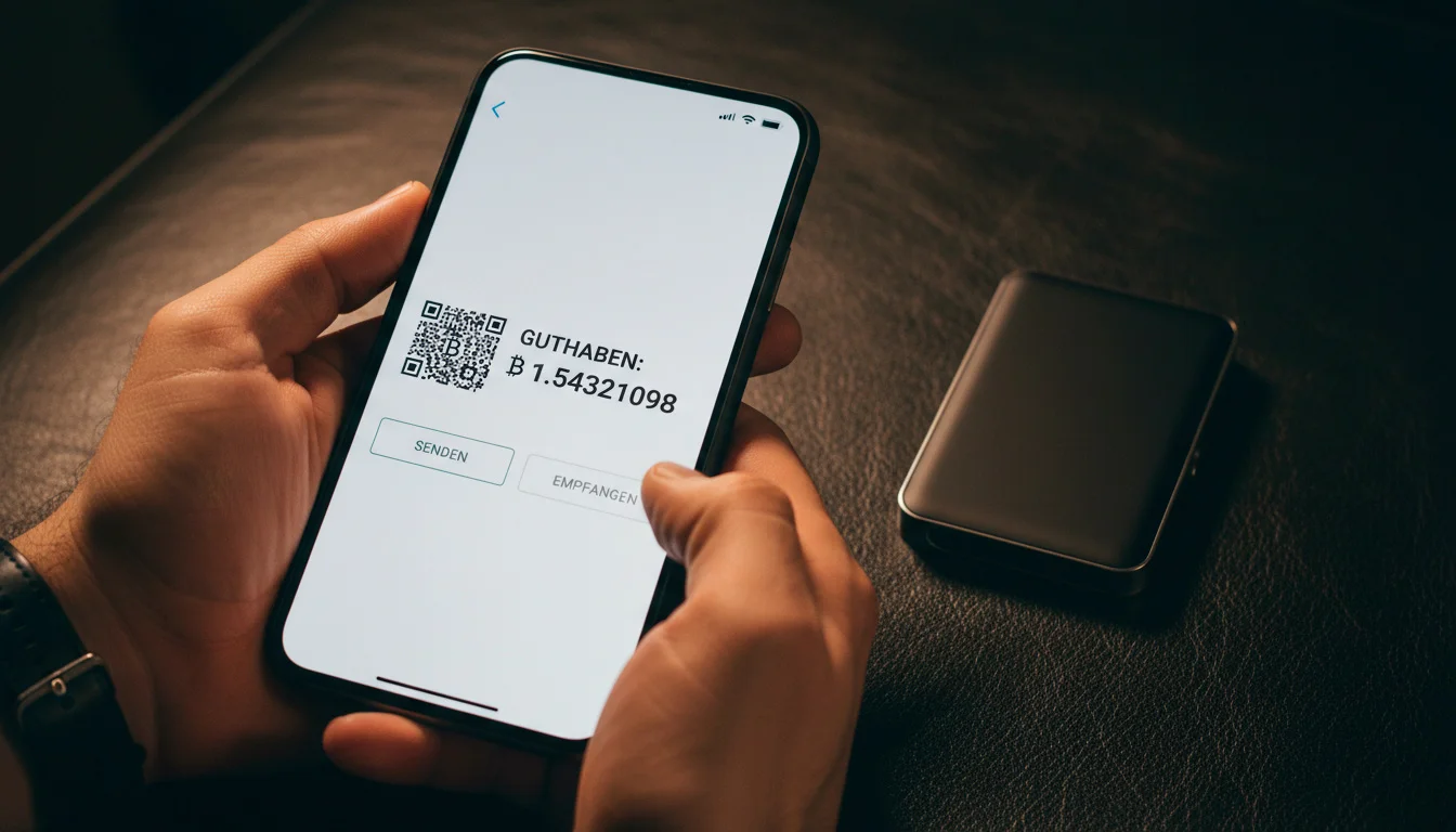 Einrichtung eines Bitcoin-Wallets auf einem Smartphone für Sportwetten